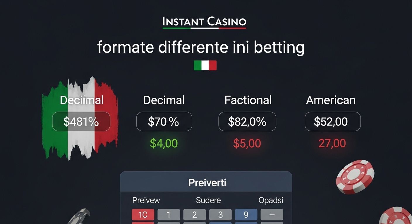 Formati delle quote real-time betting